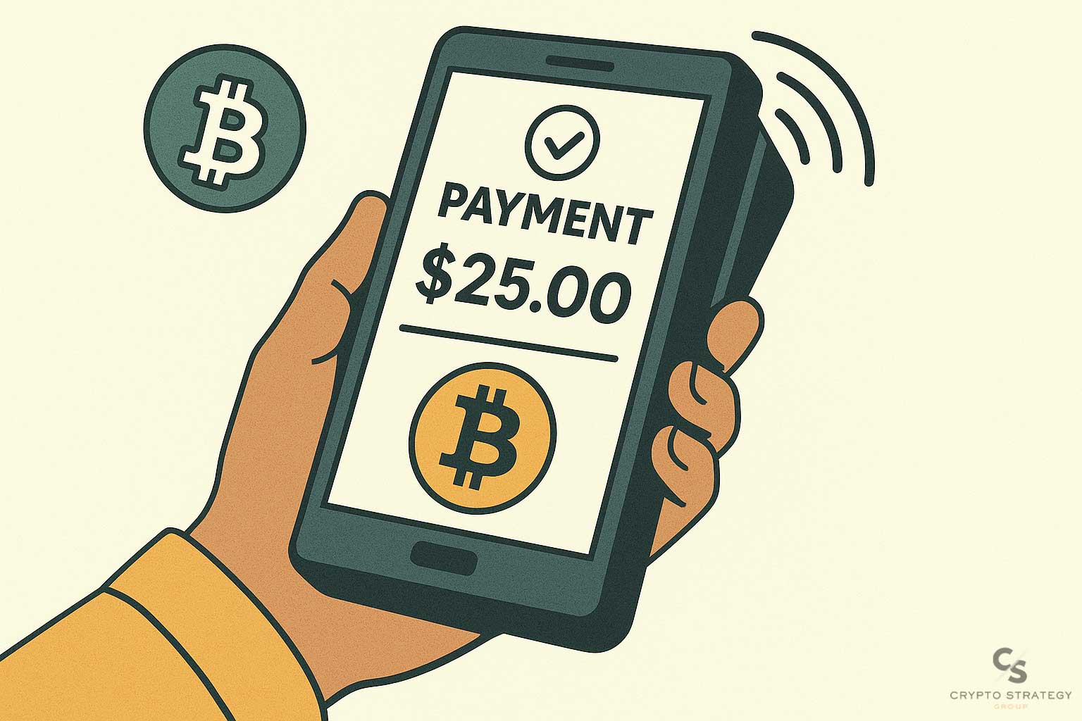 accept crypto payments POS